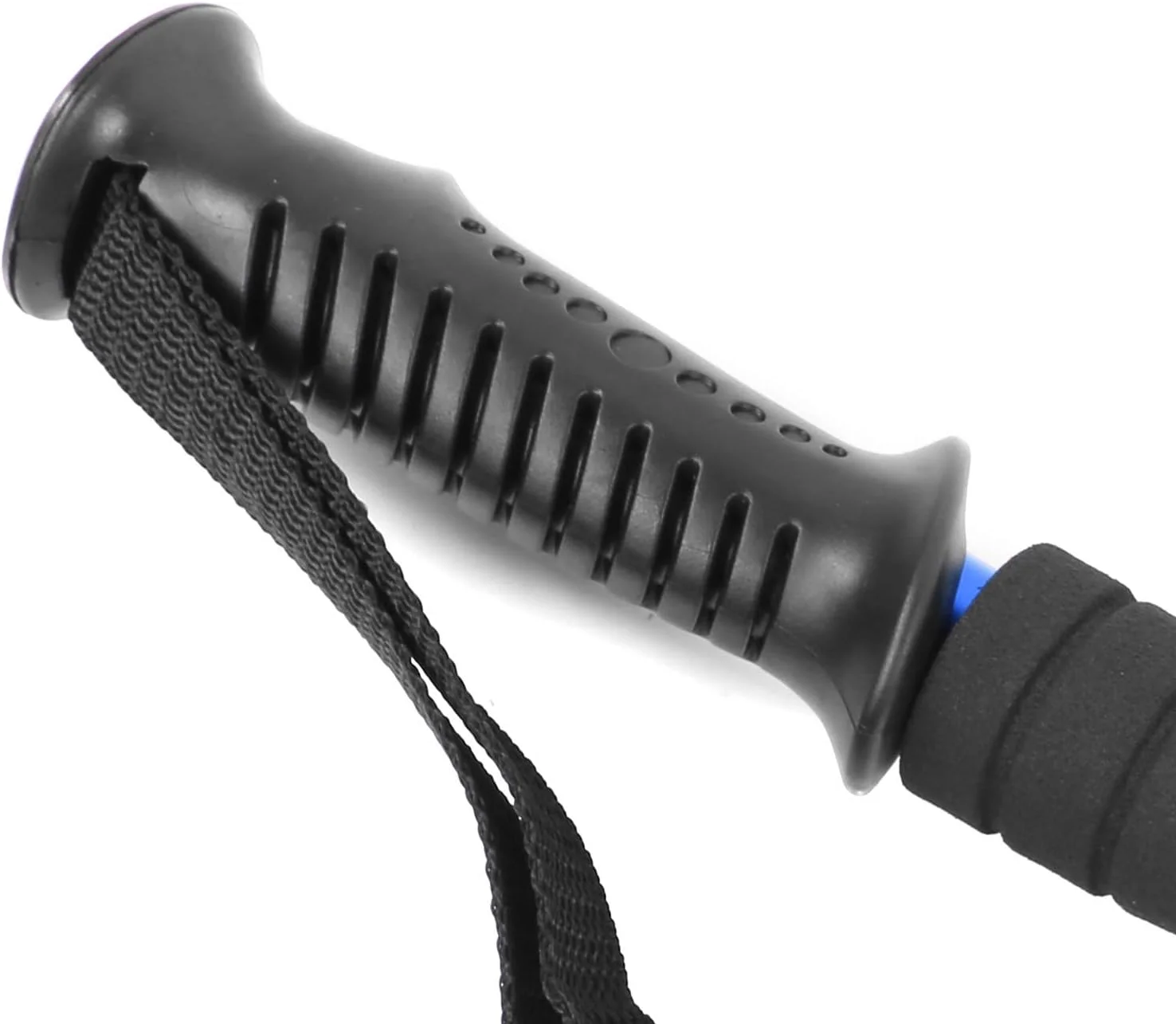 باتوم کوهنوردی، طراحی بند مچی، جذب عرق، آلیاژ آلومینیوم، دسته پلاستیکی، مواد راحت برای کمپینگ در فضای باز، کوهنوردی و پیاده روی