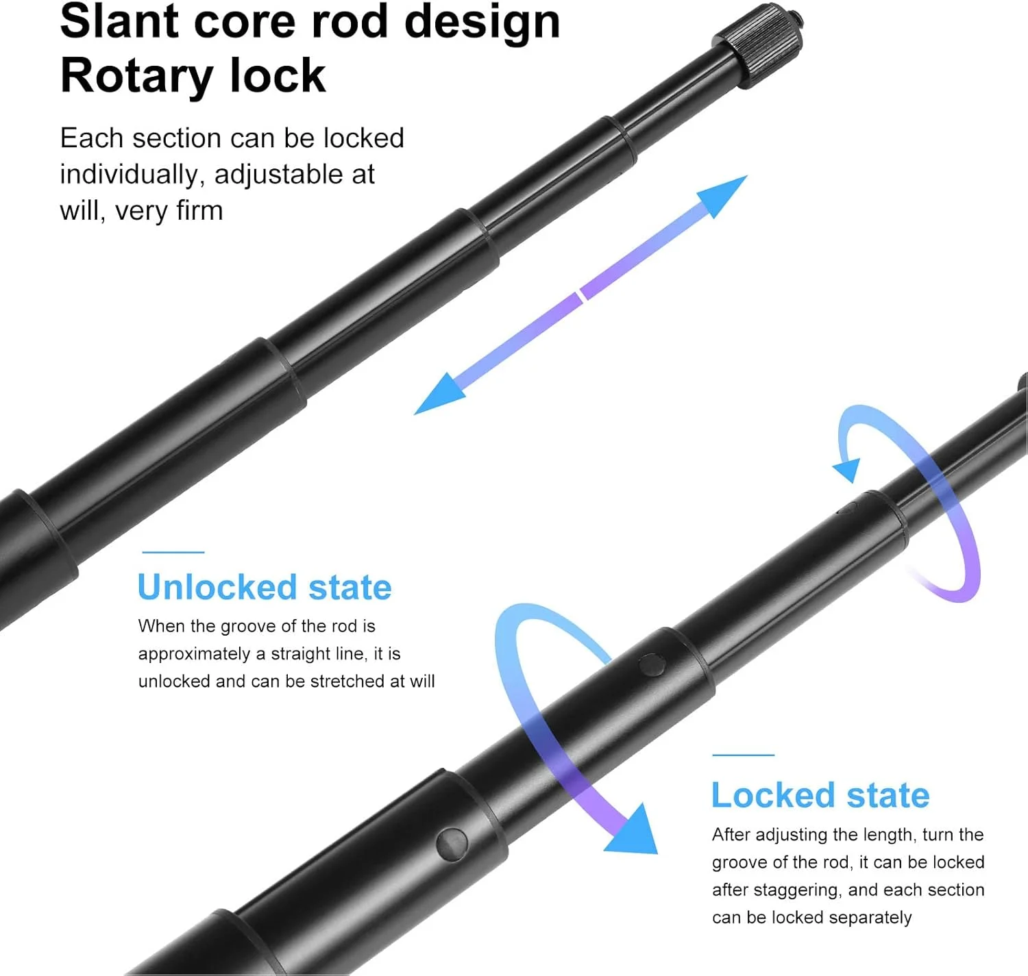 براکت کمربند کمری دوربین برای Hero، نگهدارنده دوربین در فضای باز با میله سلفی، بند کمری پشتی دوربین برای کوهنوردی