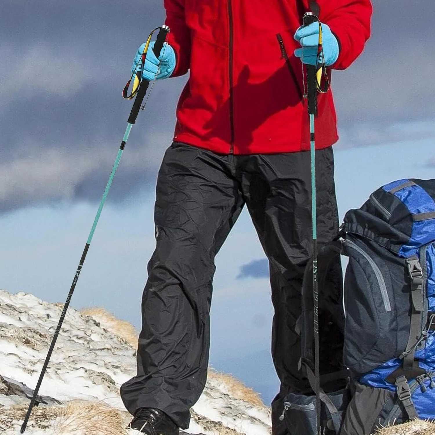 باتوم کوهنوردی | عصای کمپی - سیستم قفل سریع قابل حمل، باتوم جمع شونده برای مردان و زنان، مناسب کوهنوردی، دویدن، کوله گردی، پیاده روی و فعالیت های خارج از منزل باتوم کوهنوردی | عصای کمپی - سیستم قفل سریع قابل حمل، باتوم جمع شونده برای مردان و زنان، مناسب کوهنوردی، دویدن، کوله گردی، پیاده روی و فعالیت های خارج از منزل