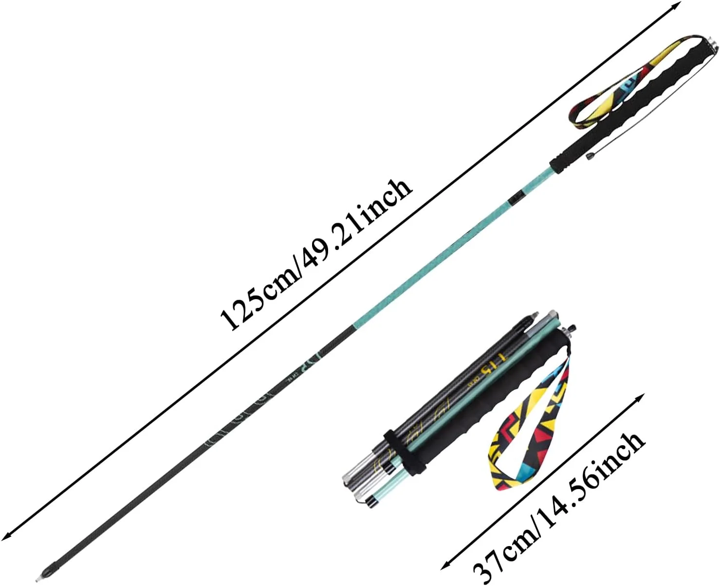 باتوم کوهنوردی | عصای کمپی - سیستم قفل سریع قابل حمل، باتوم جمع شونده برای مردان و زنان، مناسب کوهنوردی، دویدن، کوله گردی، پیاده روی و فعالیت های خارج از منزل باتوم کوهنوردی | عصای کمپی - سیستم قفل سریع قابل حمل، باتوم جمع شونده برای مردان و زنان، مناسب کوهنوردی، دویدن، کوله گردی، پیاده روی و فعالیت های خارج از منزل