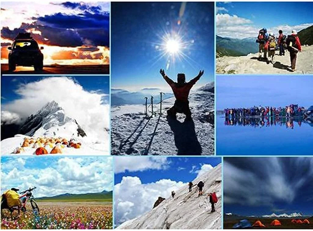 عصا زیر بغل چند منظوره تاشو، باتوم کوهنوردی، باتوم اسکی، عصای تلسکوپی آلیاژ آلومینیوم، عصای سه بخشی کوهنوردی، چوب دستی برای سالمندان - چن (سفید) LEOWE