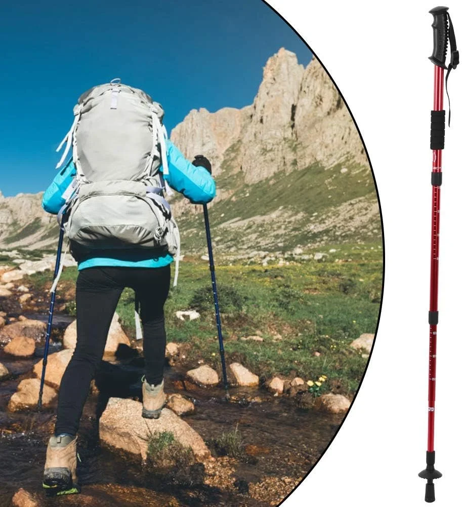 عصای پیاده روی، میله کوهنوردی 4 قسمتی، عصای کوهنوردی، دسته مستقیم با سیستم تعلیق، مناسب برای کوهنوردی، کمپینگ و پیاده روی عصای پیاده روی، میله کوهنوردی 4 قسمتی، عصای کوهنوردی، دسته مستقیم با سیستم تعلیق، مناسب برای کوهنوردی، کمپینگ و پیاده روی
