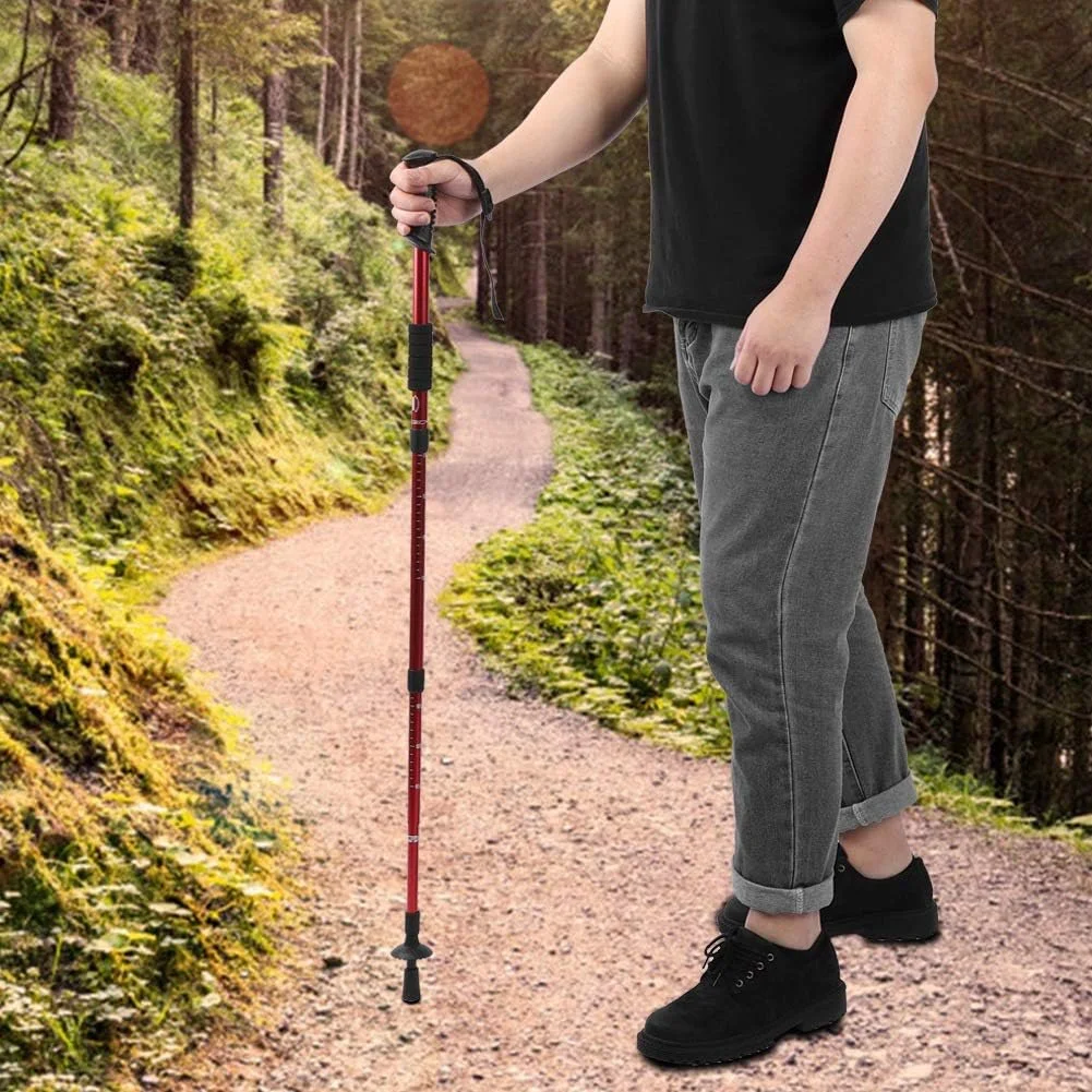 عصای پیاده روی، میله کوهنوردی 4 قسمتی، عصای کوهنوردی، دسته مستقیم با سیستم تعلیق، مناسب برای کوهنوردی، کمپینگ و پیاده روی عصای پیاده روی، میله کوهنوردی 4 قسمتی، عصای کوهنوردی، دسته مستقیم با سیستم تعلیق، مناسب برای کوهنوردی، کمپینگ و پیاده روی