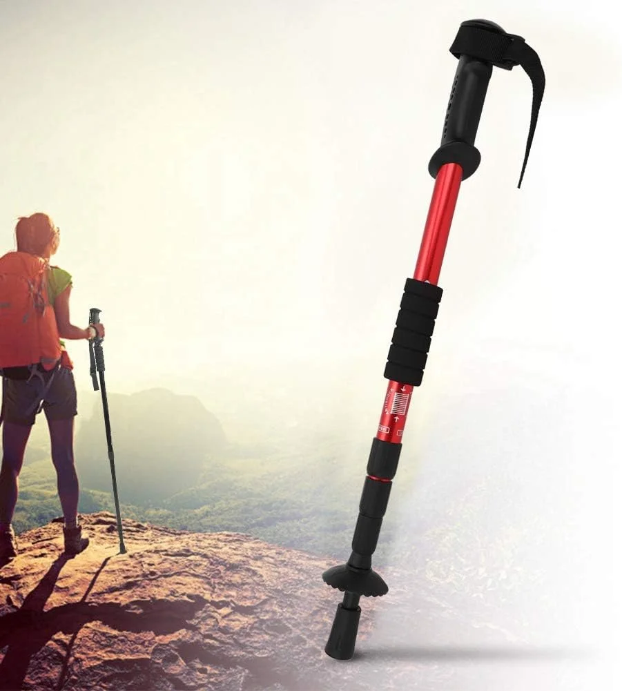 عصای پیاده روی، میله کوهنوردی 4 قسمتی، عصای کوهنوردی، دسته مستقیم با سیستم تعلیق، مناسب برای کوهنوردی، کمپینگ و پیاده روی عصای پیاده روی، میله کوهنوردی 4 قسمتی، عصای کوهنوردی، دسته مستقیم با سیستم تعلیق، مناسب برای کوهنوردی، کمپینگ و پیاده روی