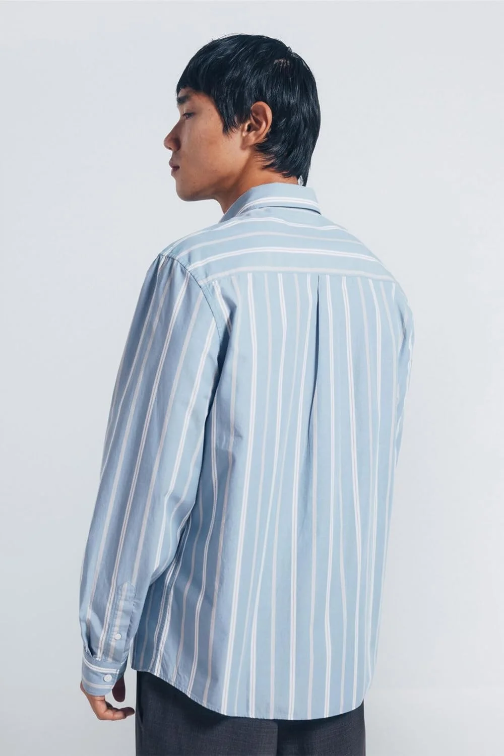 پیراهن مردانه آستین بلند اسپرینگفیلد مدل Popelin Stripes با جیب جلوی سمت چپ