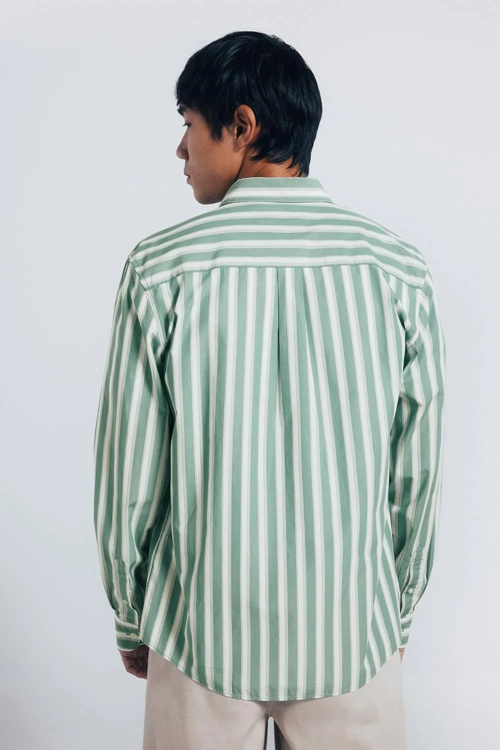 پیراهن آستین بلند مردانه اسپرینگفیلد مدل Popelin Stripes دارای جیب در قسمت جلوی سمت چپ