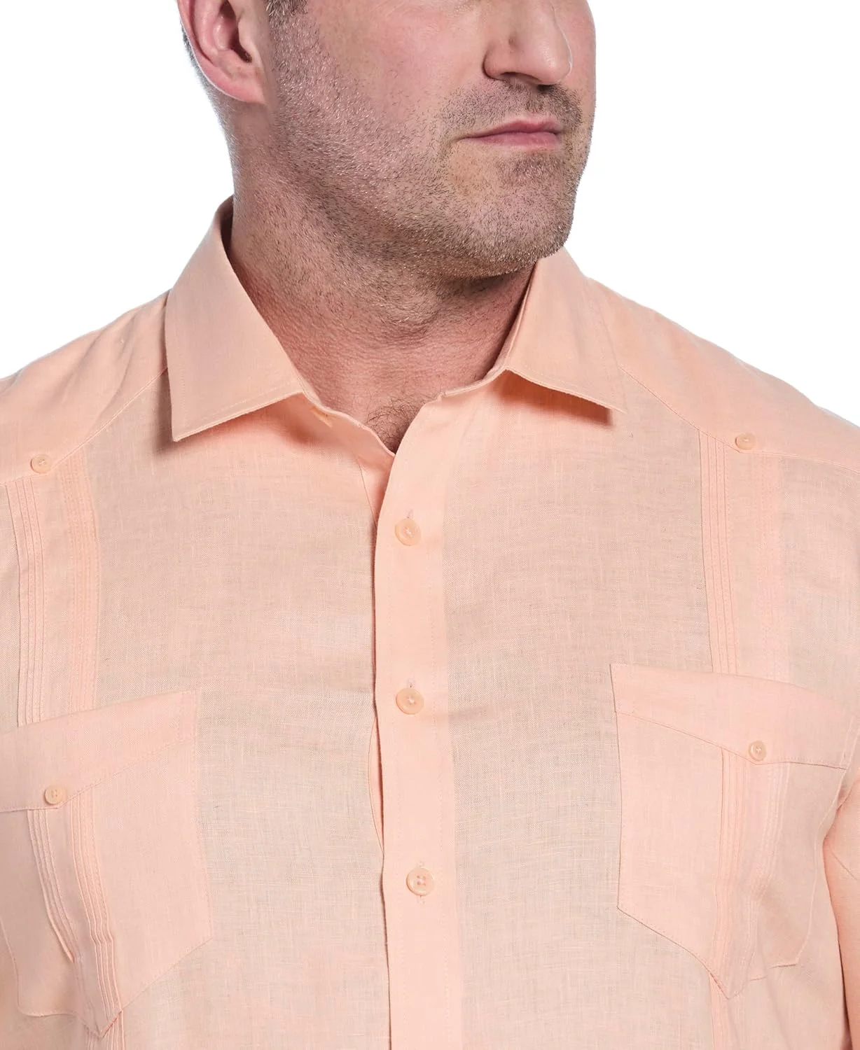 پیراهن مردانه آستین بلند دکمه دار گوایابرا کوباورا، 100% لینن (سایز اسمال تا 5X بزرگ و قد بلند)