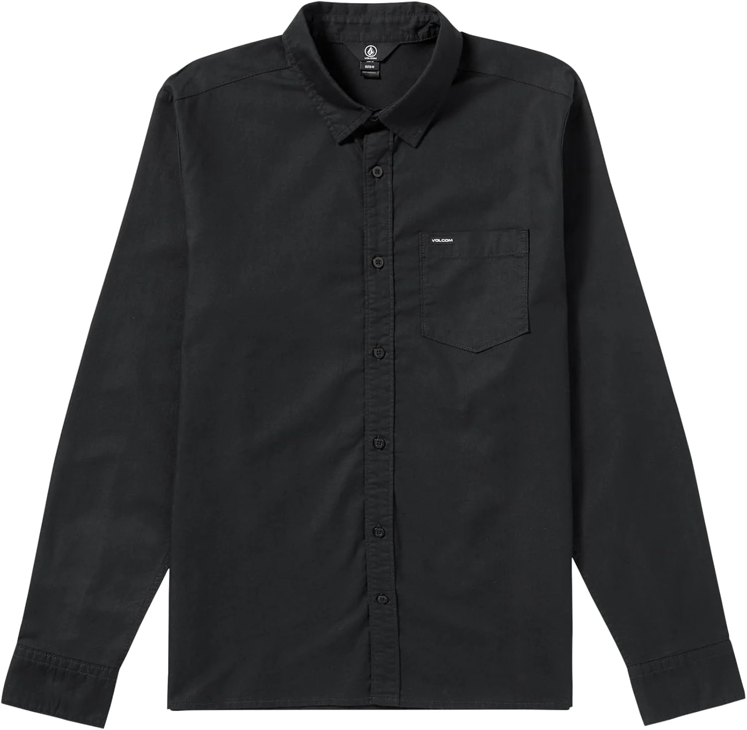 Volcom Men's Volcom Men's Oxford Stretch Long Sleeve Button up Shirt Button Down Shirt