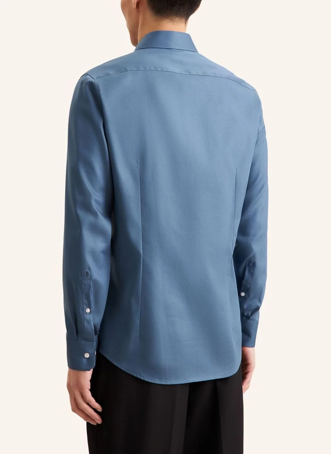 پیراهن مردانه آستین بلند رسمی Slim Fit Seidensticker، سبز، 44