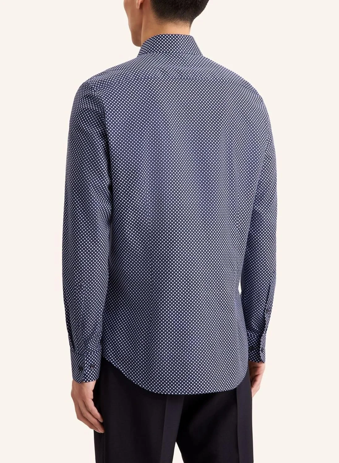 پیراهن مردانه آستین بلند Slim Fit Seidensticker، آبی، 38