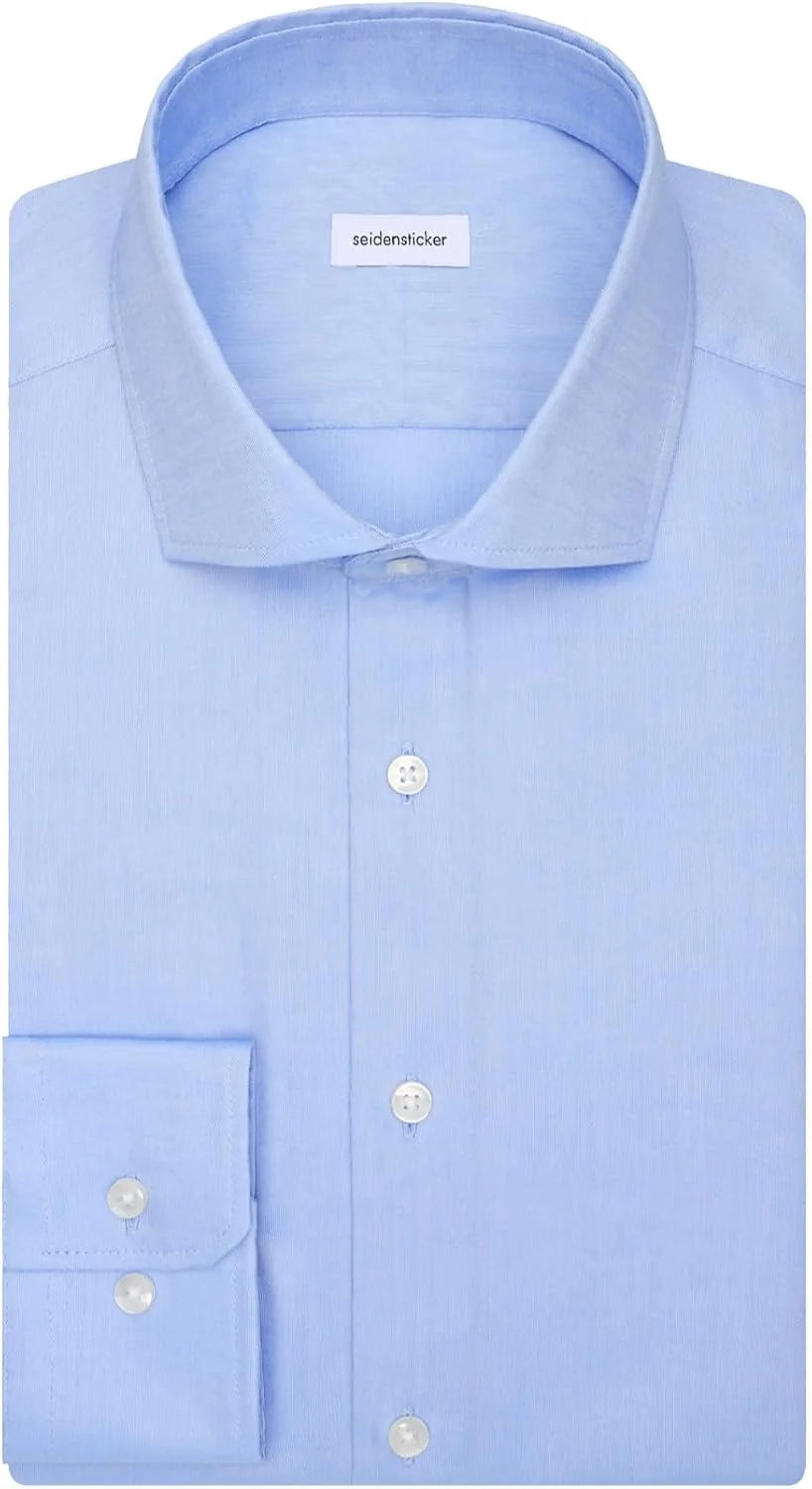 پیراهن مردانه آستین بلند کلاسیک Seidensticker، آبی، سایز 40 پیراهن مردانه آستین بلند کلاسیک Seidensticker، آبی، سایز 40
