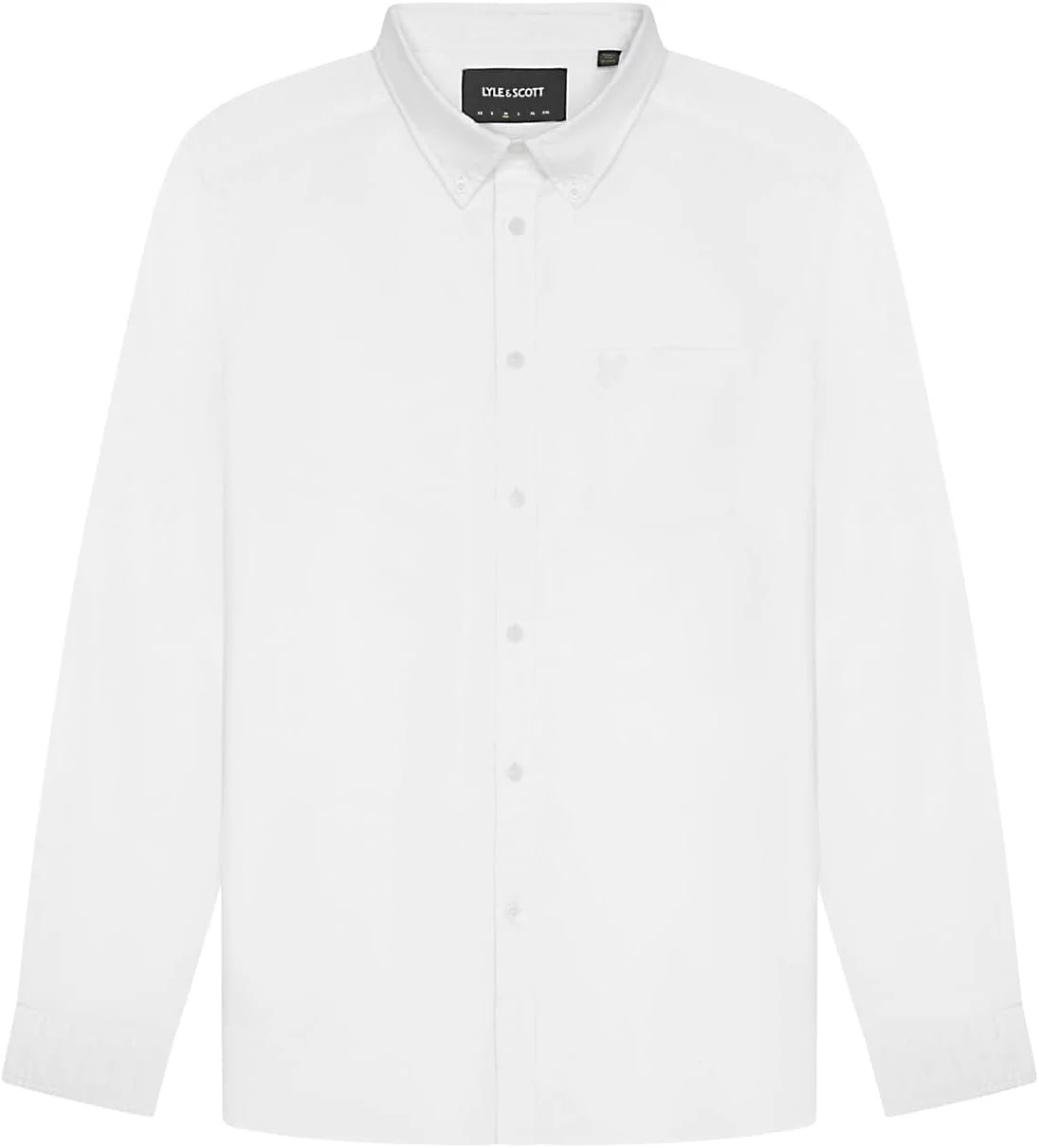 پیراهن آکسفورد مردانه یقه دکمه دار Lyle & Scott طرح عقاب، سفید پیراهن آکسفورد مردانه یقه دکمه دار Lyle & Scott طرح عقاب، سفید