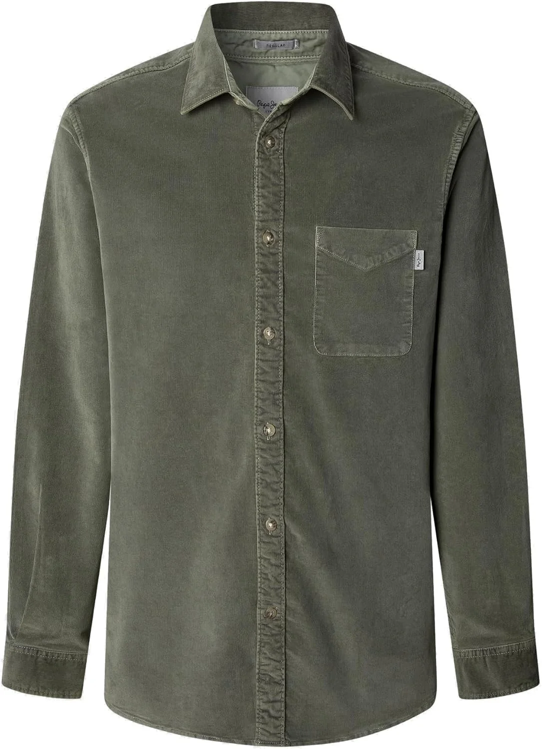 Pepe Jeans Men's Clayton Shirt, Brown (Stone Beige), XXL