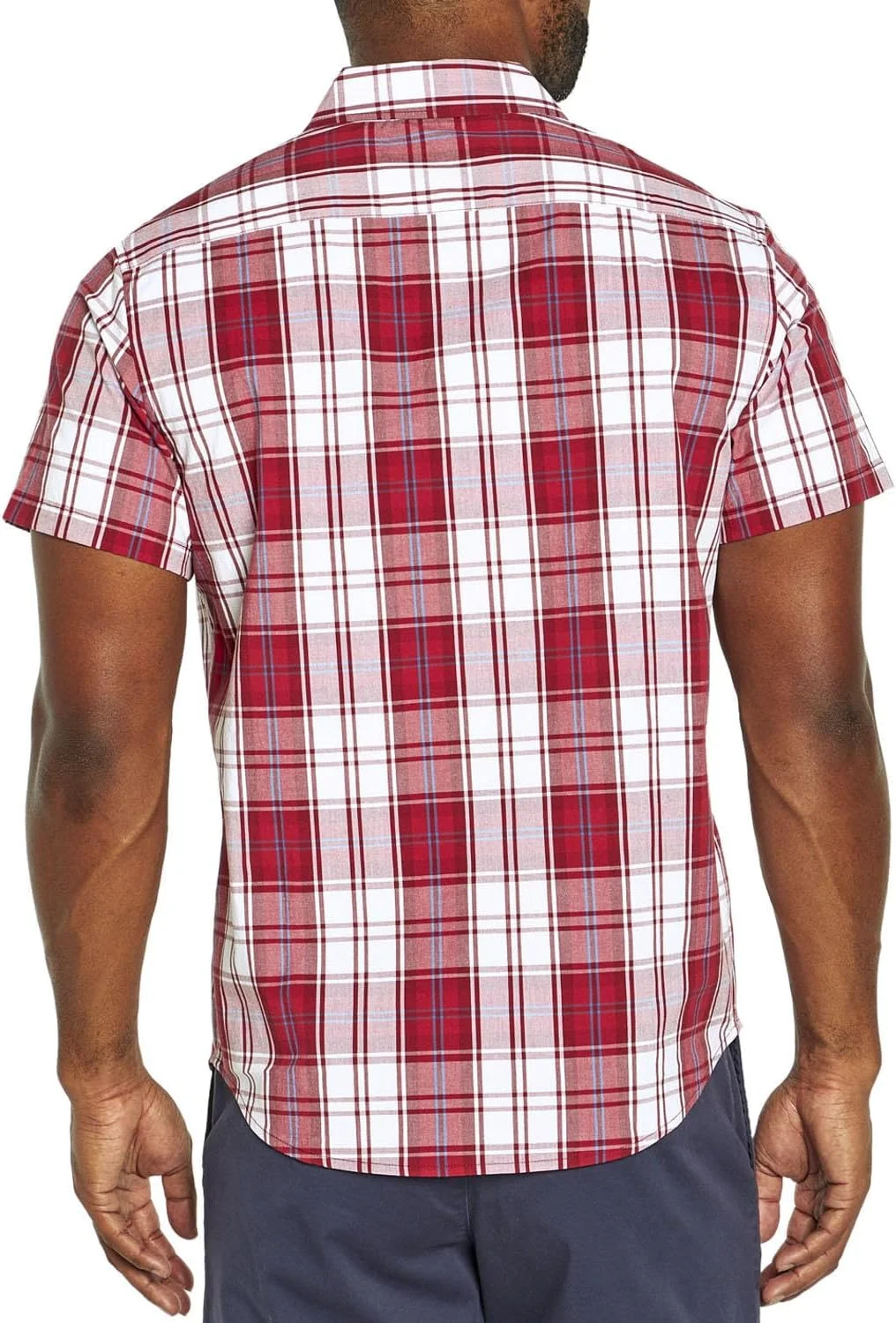 پیراهن مردانه آستین کوتاه دکمه دار چهارخانه کلاسیک GAP با جیب - طرح Brookside Plaid Scooter سایز Small پیراهن مردانه آستین کوتاه دکمه دار چهارخانه کلاسیک GAP با جیب - طرح Brookside Plaid Scooter سایز Small