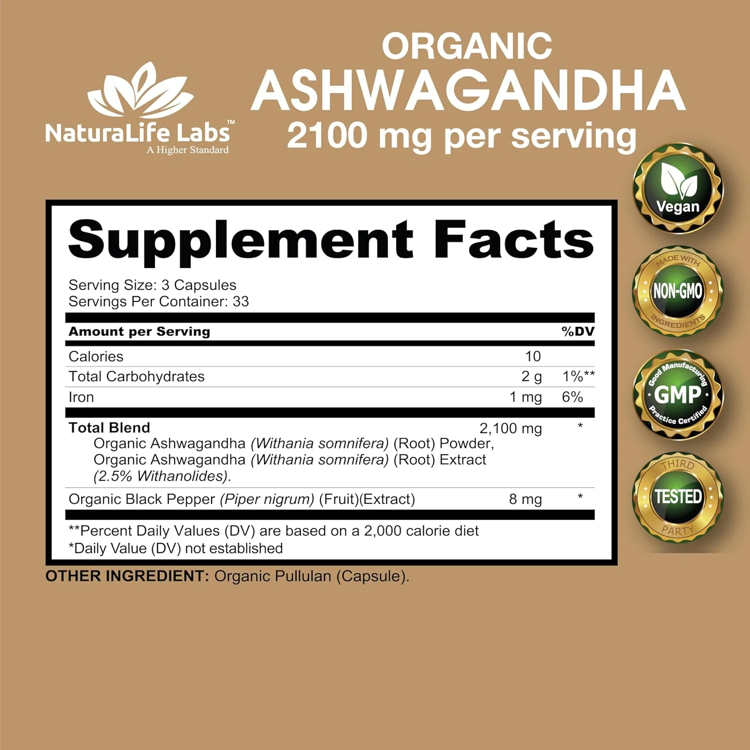 اشواگاندا ارگانیک 2100 میلی گرم - 100 کپسول وگان پودر اشواگاندا ارگانیک خالص با عصاره فلفل سیاه - تسکین دهنده طبیعی اضطراب، تقویت کننده خلق و خو، حمایت از سیستم ایمنی و تیروئید، ضد اضطراب اشواگاندا ارگانیک 2100 میلی گرم - 100 کپسول وگان پودر اشواگاندا ارگانیک خالص با عصاره فلفل سیاه - تسکین دهنده طبیعی اضطراب، تقویت کننده خلق و خو، حمایت از سیستم ایمنی و تیروئید، ضد اضطراب