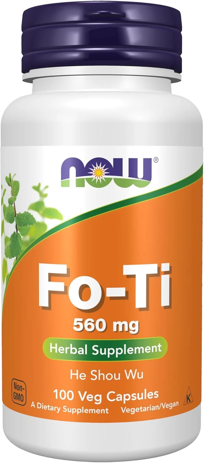 Now Foods - مکمل گیاهی فو-تی هو شو وو 560 میلی گرم. 100 کپسول 48290