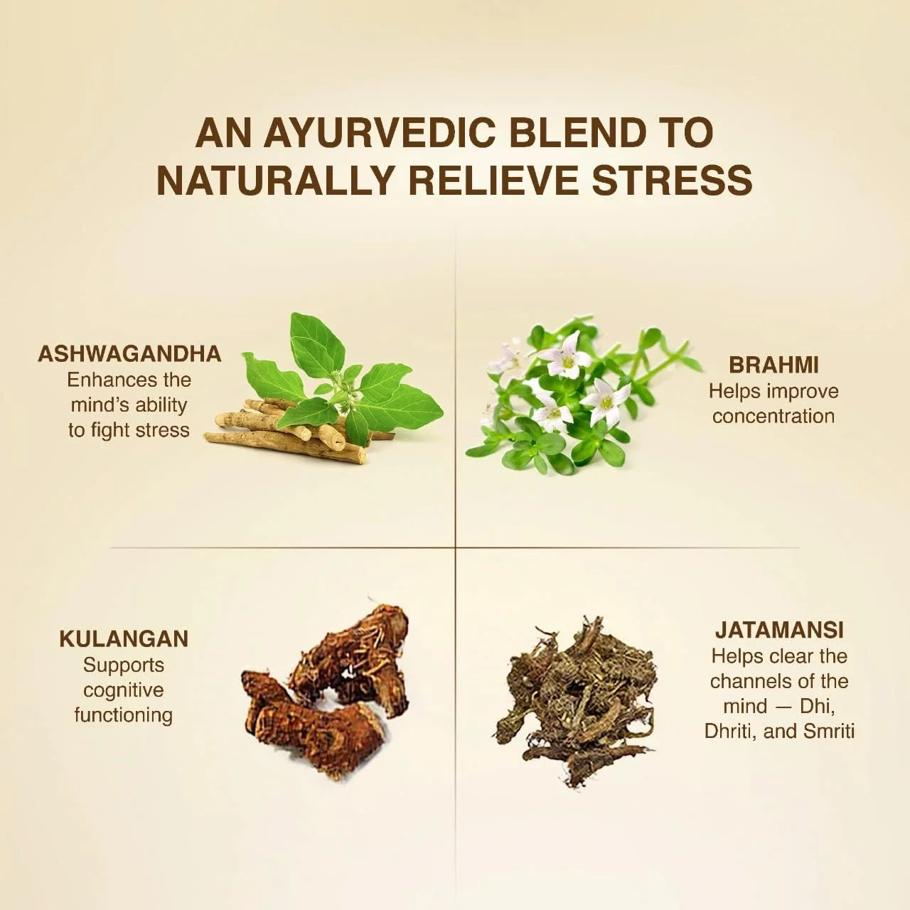 داروی آیورودا بدون نگرانی Maharishi Ayurveda به حفظ آرامش ذهن و بدن کمک می کند، غیر اعتیاد آور، 60 قرص در هر بسته