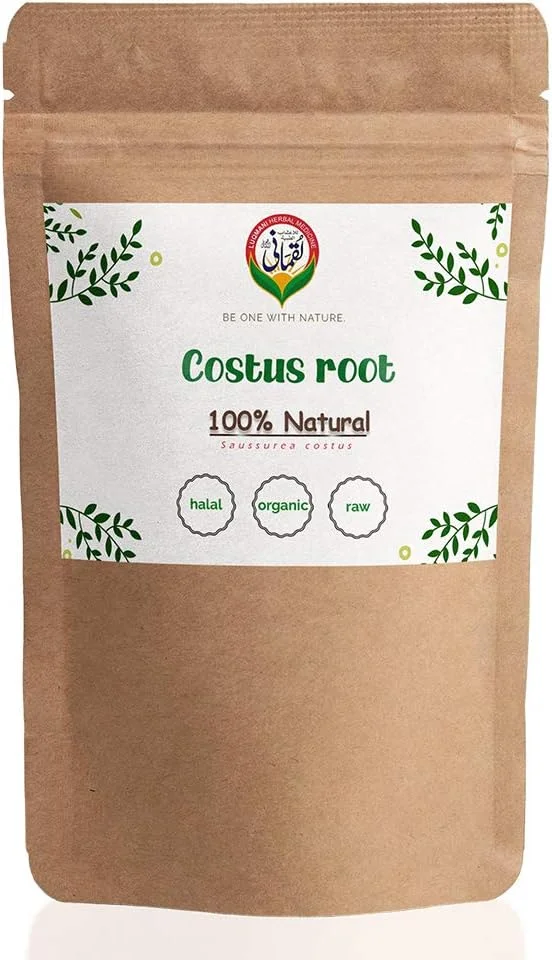 پودر ریشه گیاه قسط الهندی لقماني هربال مدیسین | 100 گرم | مناسب برای دردهای بدن، سم زدایی، سرماخوردگی، آنفولانزا و عفونت قفسه سینه