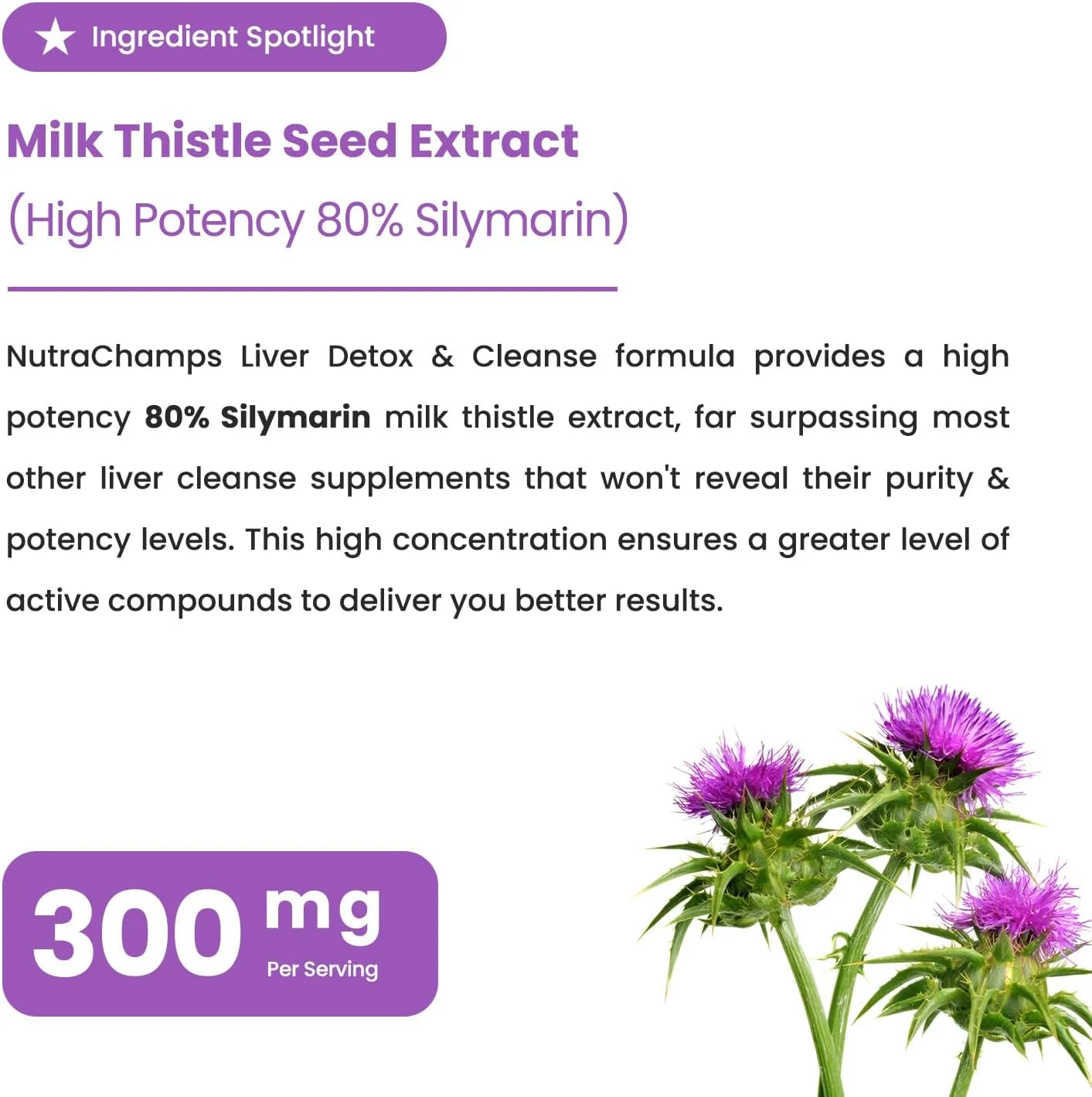 Liver Cleanse Detox & Repair Formula | 25+ Herbs: Milk Thistle Extract with Silymarin, Artichoke, Dandelion, Chicory Root Powder & More! | Premium Liver Support Pills Supplement, 60 Capsules