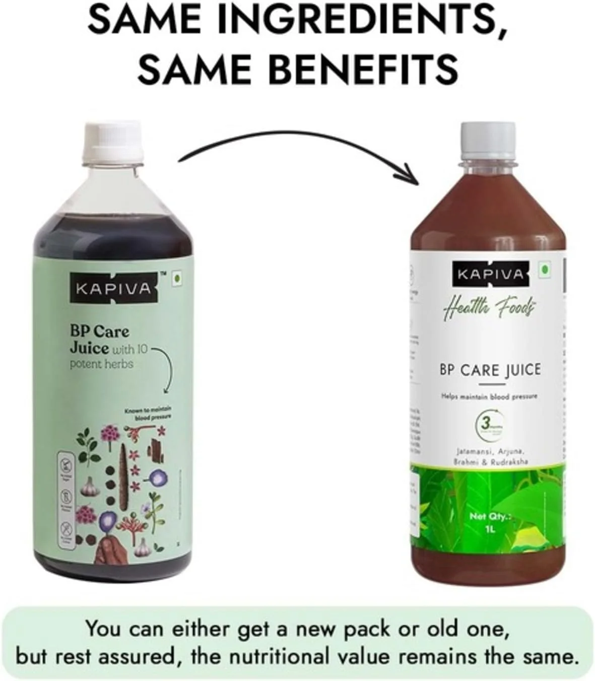 آبمیوه مراقبت از فشار خون کاپیوا - آبمیوه 100% آیورودا برای کنترل فشار خون و سطح کلسترول | آرجونا، شانخپوشپی و 8 گیاه دیگر - بسته 2 عددی