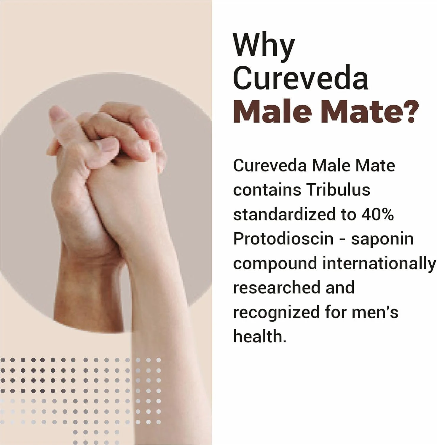 مکمل گیاهی تقویت آقایان Cureveda | مکمل سلامتی مردان | تریبولوس، موکونا، سفد موسلی | 90 عدد قرص