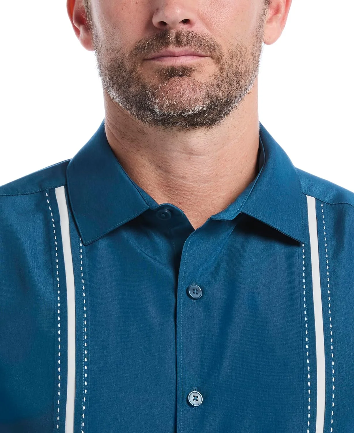 پیراهن آستین کوتاه مردانه Cubavera، مدل کلاسیک دکمه دار با یقه باز و مقاوم در برابر چروک (موجود در سایزهای بزرگ) پیراهن آستین کوتاه مردانه Cubavera، مدل کلاسیک دکمه دار با یقه باز و مقاوم در برابر چروک (موجود در سایزهای بزرگ)