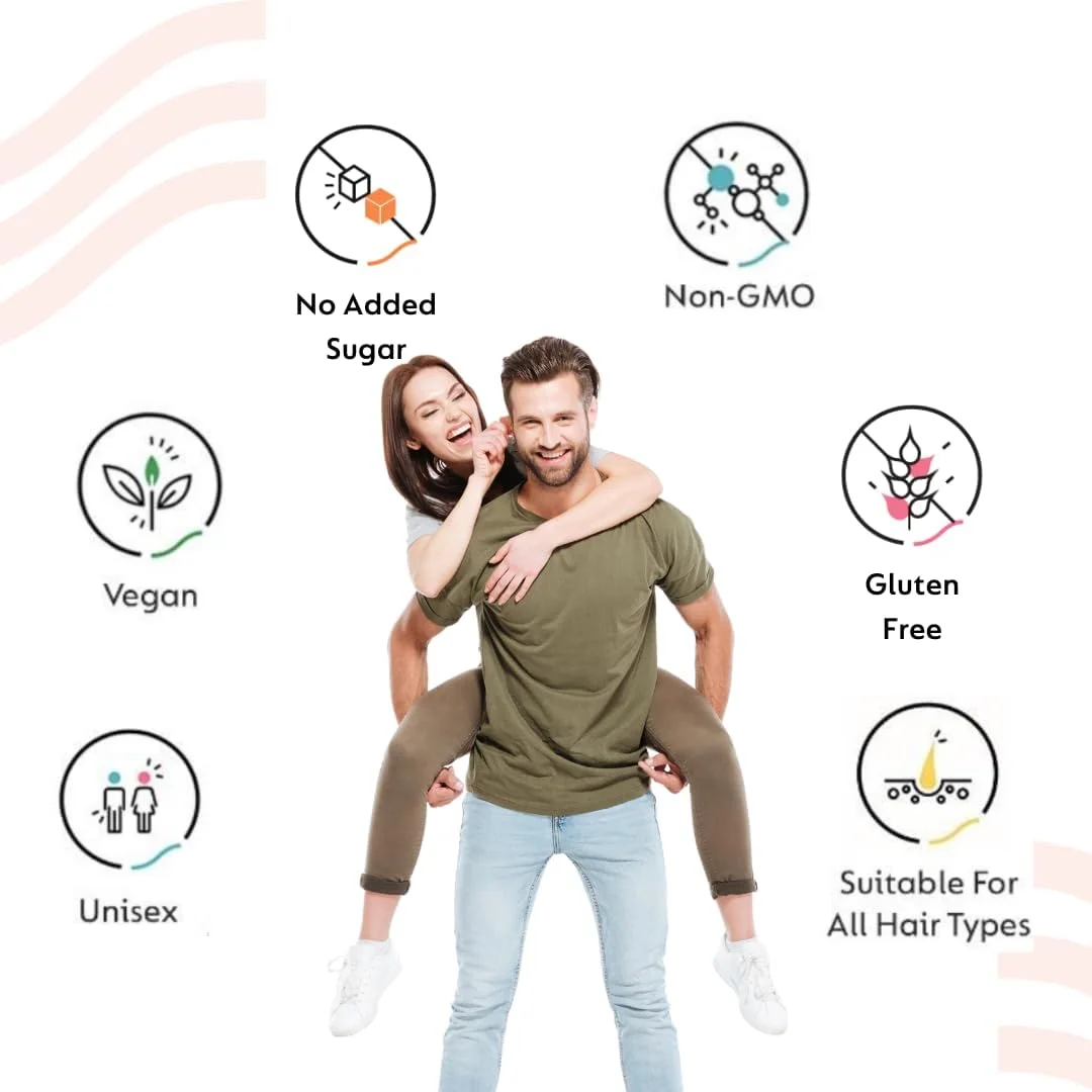 پاستیل های بیوتین Ace Nutrimony برای مو، پوست و ناخن با ماده بالینی Keranat، وگان، پاستیل مکمل بیوتین غیر GMO برای رشد مو و کنترل ریزش مو - 60 عدد پاستیل خرسی پاستیل های بیوتین Ace Nutrimony برای مو، پوست و ناخن با ماده بالینی Keranat، وگان، پاستیل مکمل بیوتین غیر GMO برای رشد مو و کنترل ریزش مو - 60 عدد پاستیل خرسی