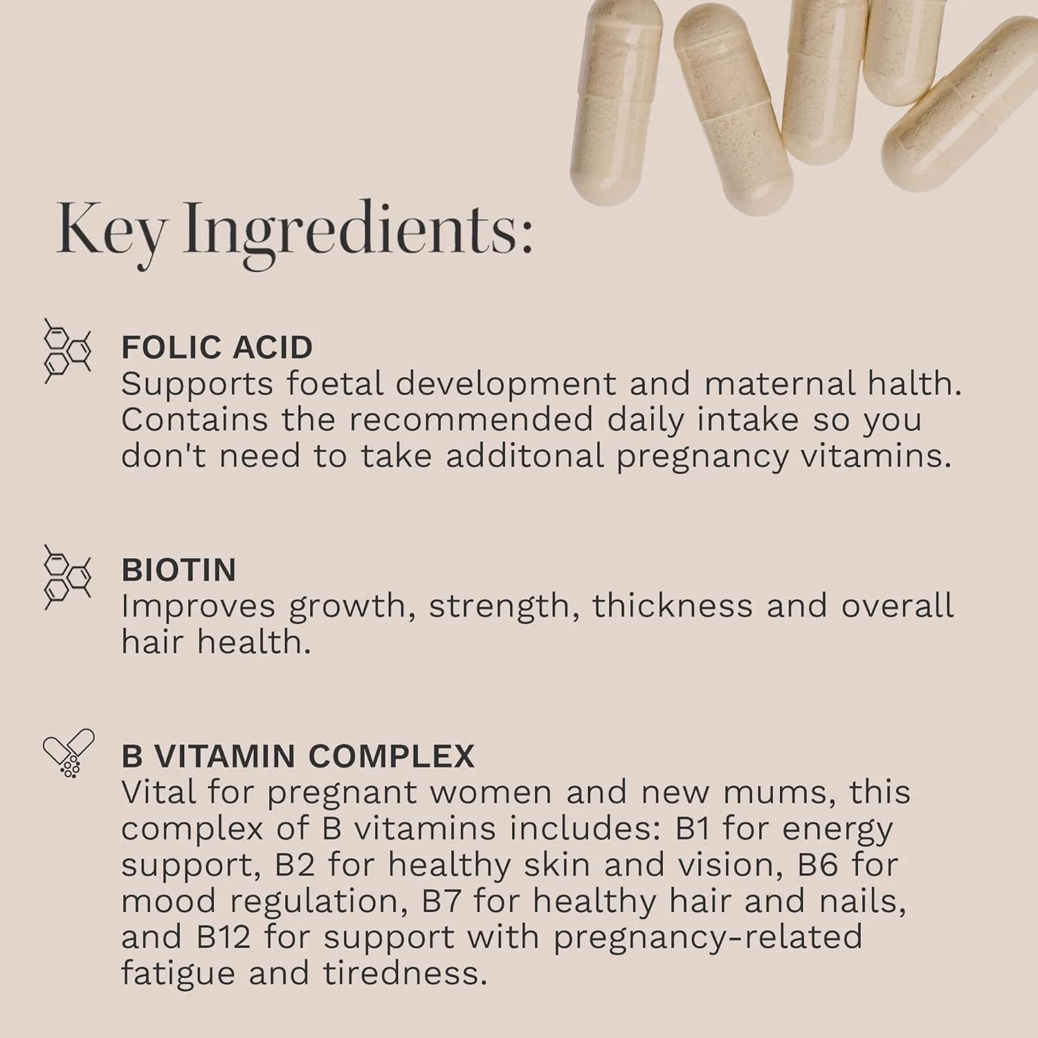 ویتامین های مو هیر برست برای مادران جدید - ویتامین های بارداری برای رشد مو - کاهش ریزش مو - رشد سریعتر مو - حاوی 400 میکروگرم اسید فولیک - 30 کپسول - تامین 30 روزه