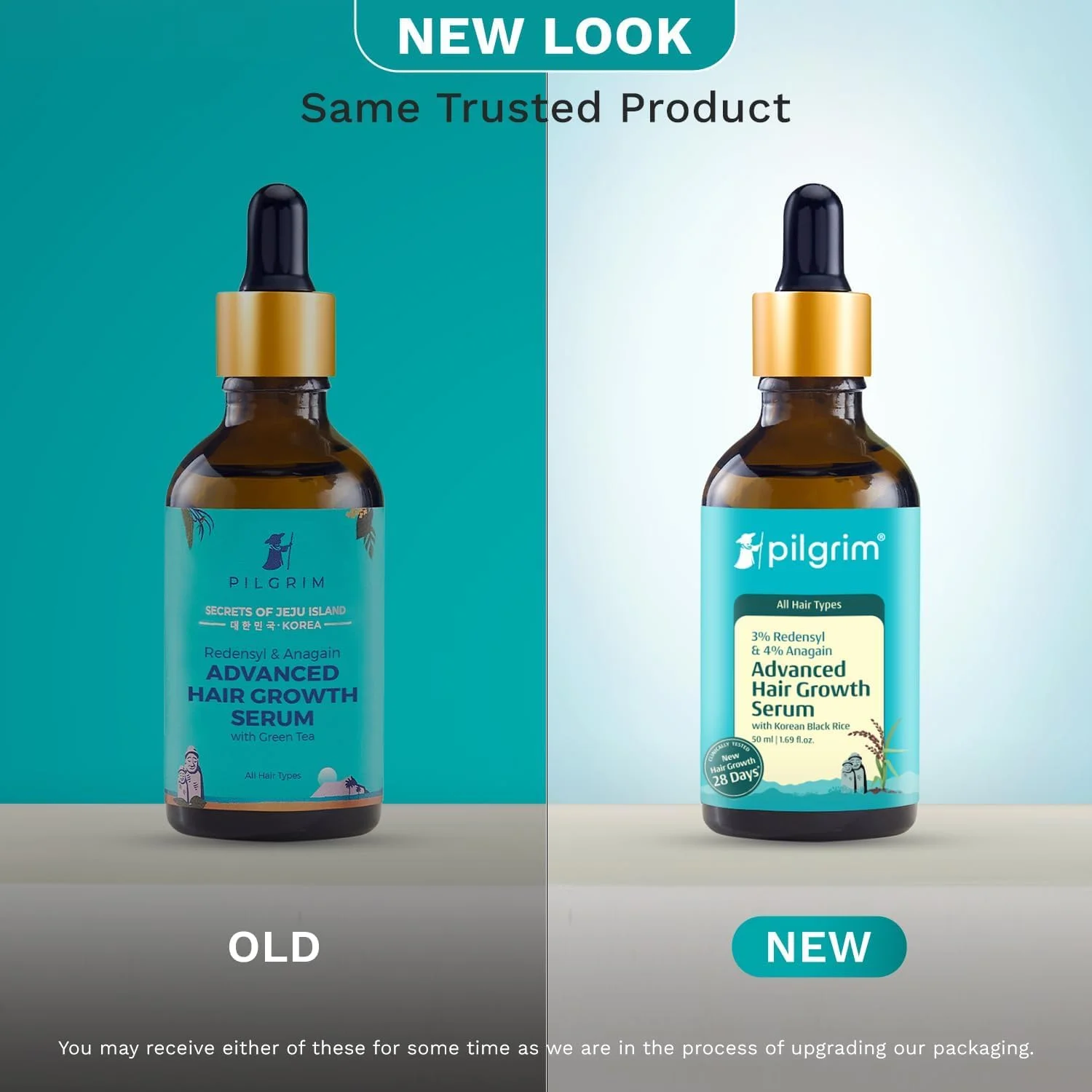 Pilgrim Redensyl 3% + Anagain 4% + Baicapil Advanced Hair Growth Serum (50ml) for Scalp with Korean Black Rice, Saw Palmetto | Control Hair Fall, Stimulate Hair Regrowth, Hair (50ml) Pilgrim Redensyl 3% + Anagain 4% + Baicapil Advanced Hair Growth Serum (50ml) for Scalp with Korean Black Rice, Saw Palmetto | Control Hair Fall, Stimulate Hair Regrowth, Hair (50ml)