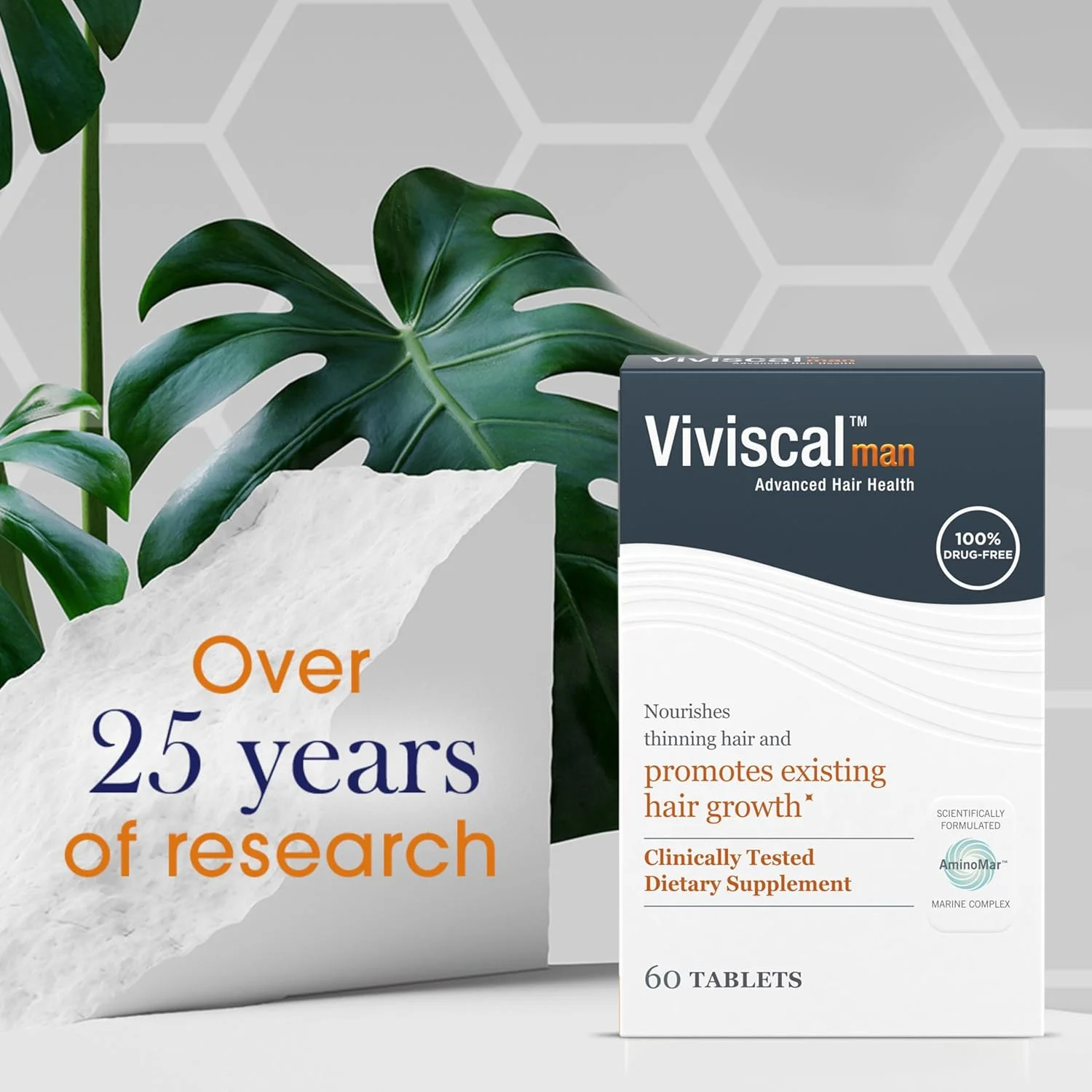Viviscal Man Hair Growth Supplement for Men with Iron, Marine Collagen, Zinc, Vitamin C, Nourish Thinning Hair and Increase Hair Thickness, Hair Multivitamins for Men Viviscal Man Hair Growth Supplement for Men with Iron, Marine Collagen, Zinc, Vitamin C, Nourish Thinning Hair and Increase Hair Thickness, Hair Multivitamins for Men