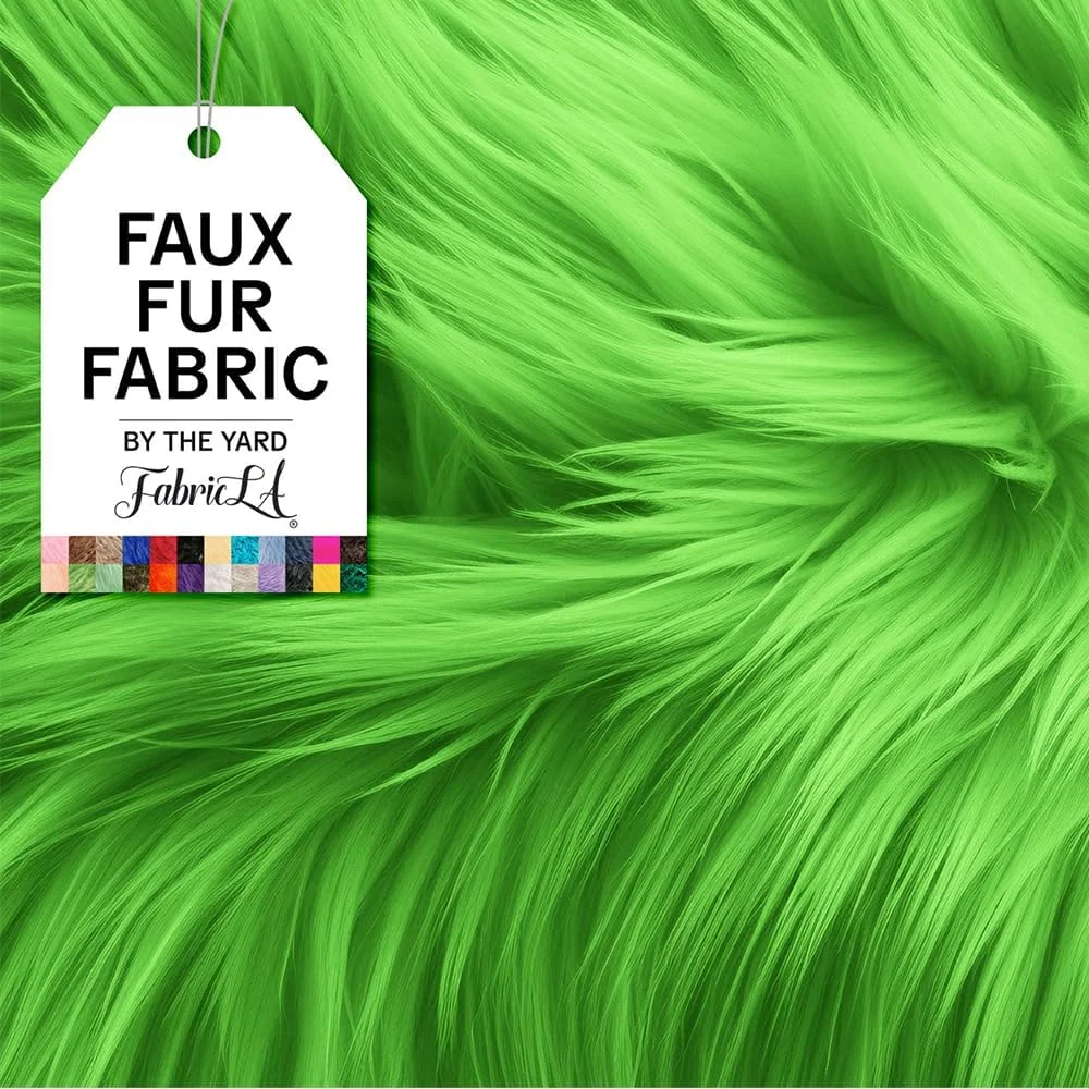 پارچه خز مصنوعی پرز بلند FabricLA - نیم یارد SHAGHALF1