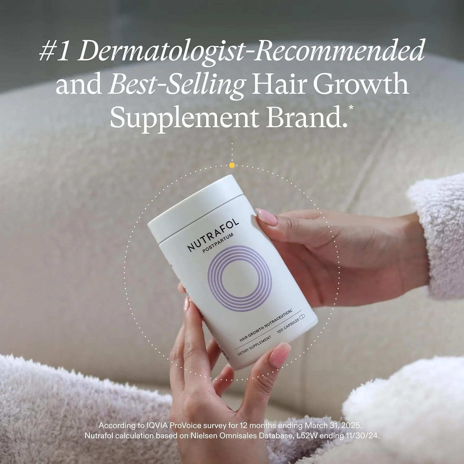 نوترافول (120 عدد (بسته 1 عددی)) - مکمل رشد موی پس از زایمان با مواد بالینی موثر و سازگار با شیردهی برای موهای ضخیم تر و قوی تر (تامین 1 ماهه) (تامین 1 ماهه...