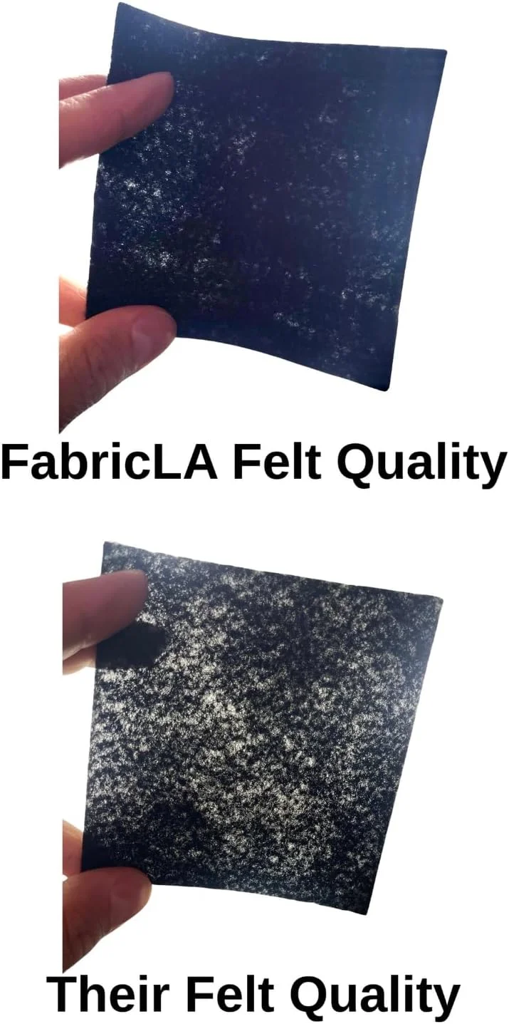برگه‌های پارچه‌ای نمدی اکریلیک FabricLA برای صنایع دستی | برش خورده 9 در 12 اینچ (20 در 30 سانتی‌متر) مربع‌های نمدی | برگه‌های پارچه‌ای نمدی برای صنایع دستی DIY، سرگرمی، لباس و دکوراسیون | صورتی پاستیلی، 10 تکه