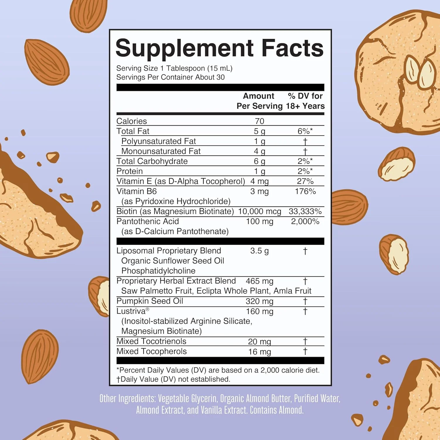 محلول لیپوزومال تقویت کننده موی مری روث ارگانیکس مخصوص بانوان | حاوی Lustriva®، بیوتین 10000 میکروگرم و روغن دانه کدو تنبل | افزایش ضخامت مو | مراقبت از مو | مناسب افراد بالای 18 سال | 450 میلی لیتر