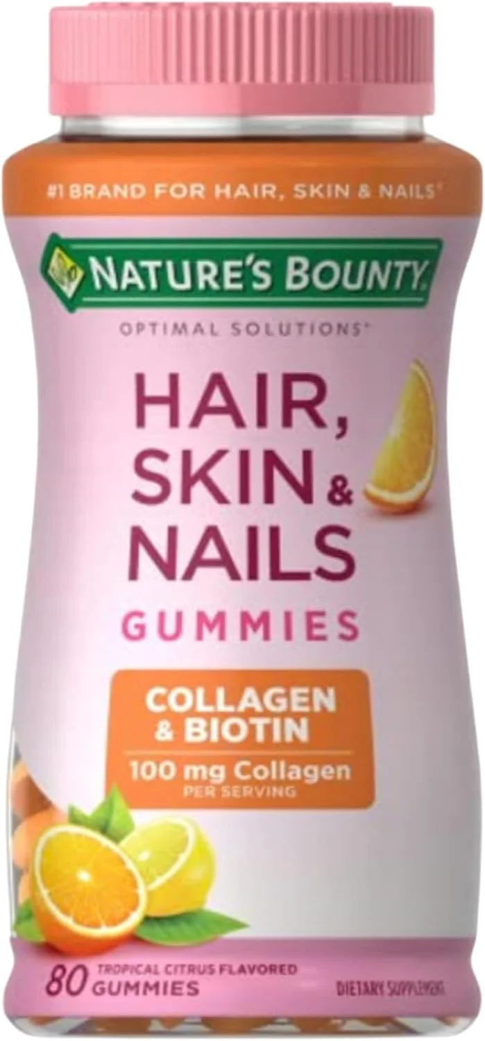 پاستیل های مو، پوست و ناخن Nature's Bounty Optimal Solutions (مرکبات استوایی، 182069) پاستیل های مو، پوست و ناخن Nature's Bounty Optimal Solutions (مرکبات استوایی، 182069)