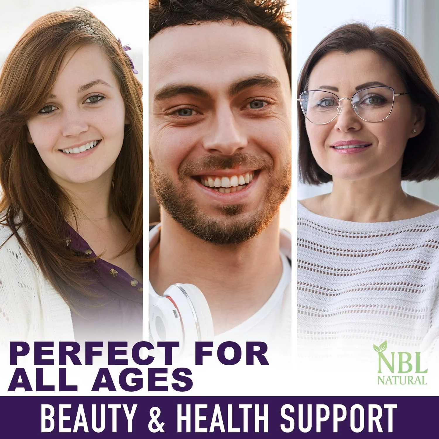 مکمل ویتامین های طبیعی مو NBL، 60 پاستیل، حاوی ویتامین C، بیوتین و اسید فولیک، پشتیبانی از رشد مو، جلوگیری از ریزش مو، سلامت مو، پوست و ناخن | مکمل مولتی ویتامین مو برای آقایان و بانوان مکمل ویتامین های طبیعی مو NBL، 60 پاستیل، حاوی ویتامین C، بیوتین و اسید فولیک، پشتیبانی از رشد مو، جلوگیری از ریزش مو، سلامت مو، پوست و ناخن | مکمل مولتی ویتامین مو برای آقایان و بانوان