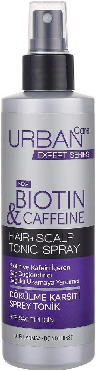 تونیک مو ضد ریزش بیوتین و کافئین سری Urban Care Expert کنپرازی 200 میلی لیتر