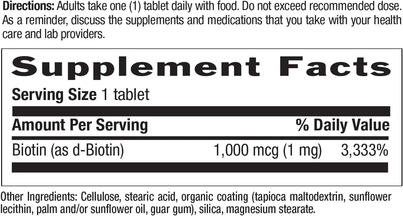 کانتری لایف بیوتین با قدرت بالا، 1000 میکروگرم، 100 قرص، 57741 کانتری لایف بیوتین با قدرت بالا، 1000 میکروگرم، 100 قرص، 57741