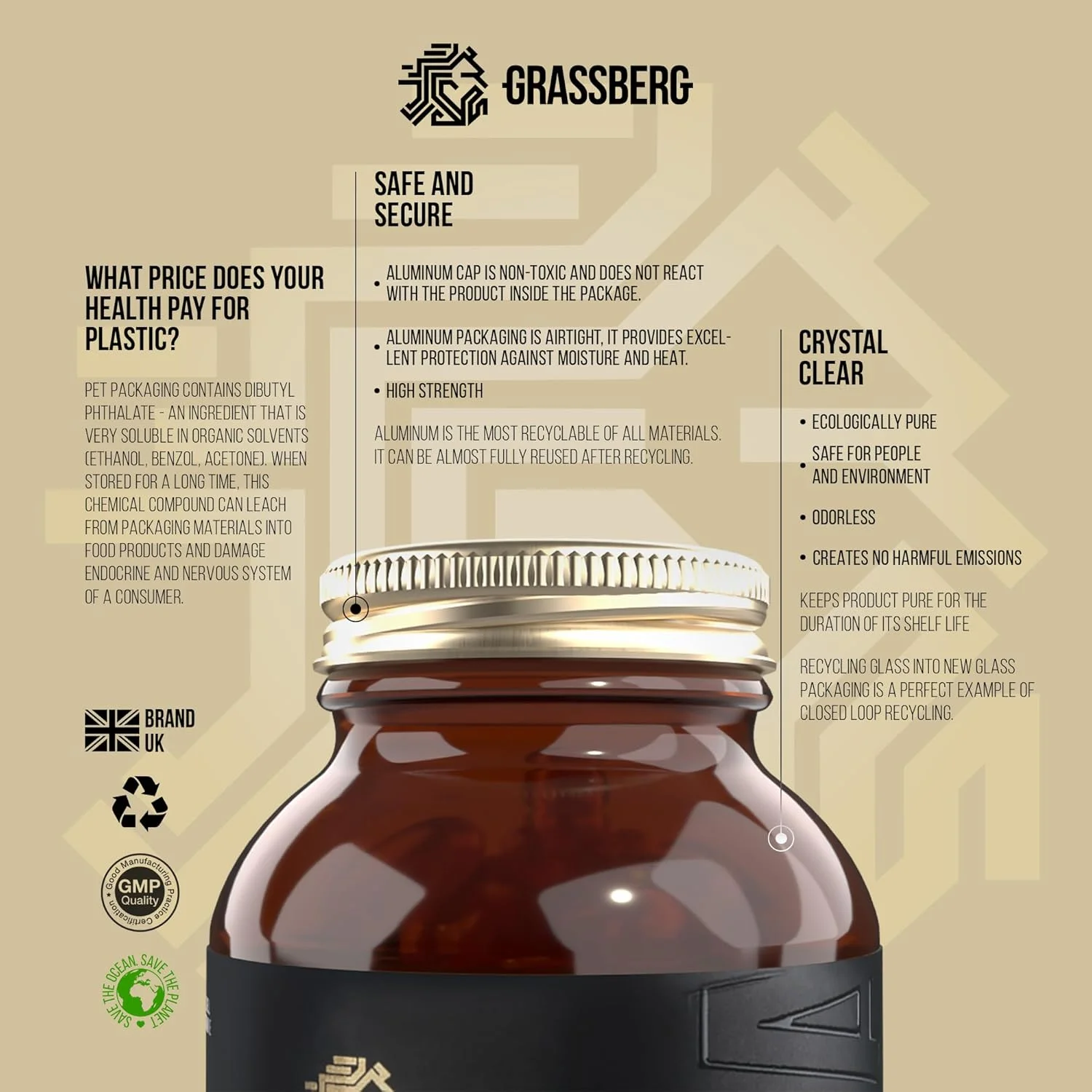 GRASSBERG مولتی ویتامین و مواد معدنی، مولتی ویتامین برای مردان و زنان حاوی ویتامین A، B6، B12، C، D3، E، بیوتین، کلسیم، آهن، منیزیم، روی و 10 ماده مغذی دیگر - 60 سافت ژل GRASSBERG مولتی ویتامین و مواد معدنی، مولتی ویتامین برای مردان و زنان حاوی ویتامین A، B6، B12، C، D3، E، بیوتین، کلسیم، آهن، منیزیم، روی و 10 ماده مغذی دیگر - 60 سافت ژل