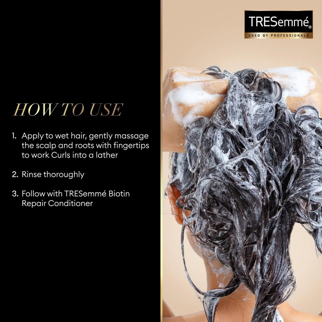 شامپو ترمیم کننده و محافظ مو ترزمه حاوی بیوتین برای موهای خشک و آسیب دیده، 400 میلی لیتر شامپو ترمیم کننده و محافظ مو ترزمه حاوی بیوتین برای موهای خشک و آسیب دیده، 400 میلی لیتر