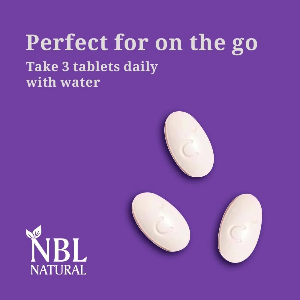 قرص کلاژن سوپر طبیعی NBL - 270 عدد - کلاژن نوع 1 و 3 با ویتامین C و بیوتین - 3 گرم در هر وعده - پشتیبانی از سلامت مو، پوست، ناخن و مفاصل - 90 وعده قرص کلاژن سوپر طبیعی NBL - 270 عدد - کلاژن نوع 1 و 3 با ویتامین C و بیوتین - 3 گرم در هر وعده - پشتیبانی از سلامت مو، پوست، ناخن و مفاصل - 90 وعده