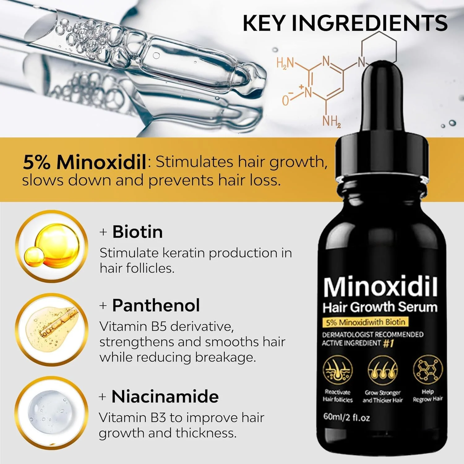 سرم رشد موی ماینوکسیدیل 5% KEDAZM برای مردان با بیوتین و پانتنول، سرم رشد ریش مردان با بیوتین و عصاره ماینوکسیدیل برای ریزش مو، نازک شدن و درمان سریعتر رشد مجدد سرم رشد موی ماینوکسیدیل 5% KEDAZM برای مردان با بیوتین و پانتنول، سرم رشد ریش مردان با بیوتین و عصاره ماینوکسیدیل برای ریزش مو، نازک شدن و درمان سریعتر رشد مجدد