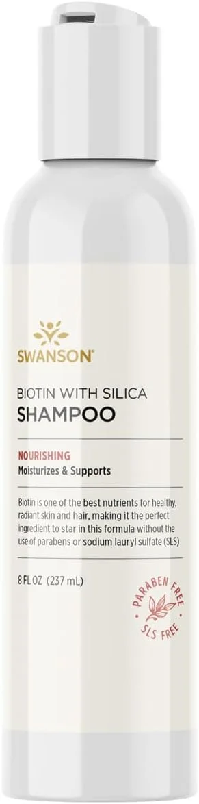 شامپو بیوتین Swanson با سیلیس 237 میلی لیتر