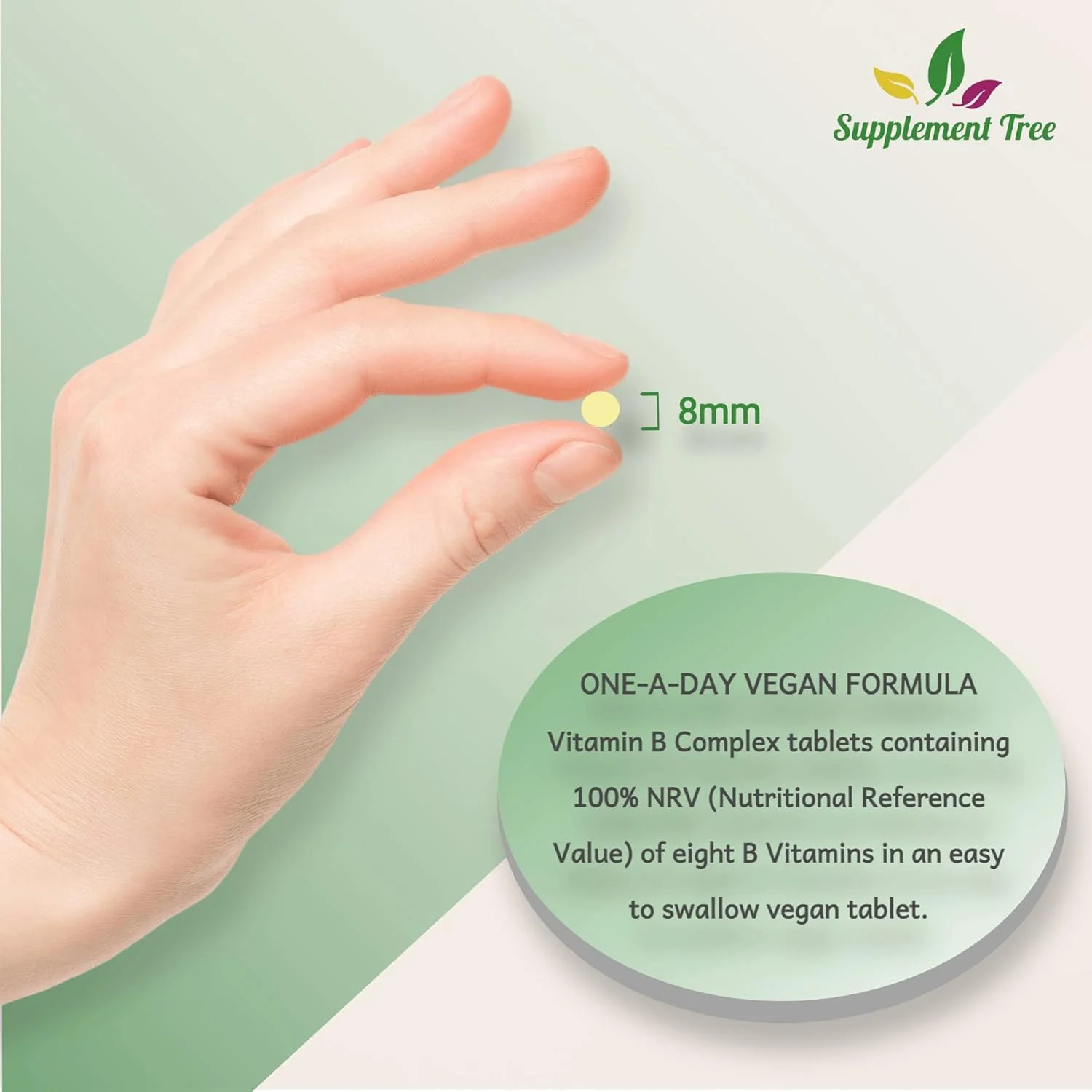 قرص های ویتامین ب کمپلکس Supplement Tree - شامل ویتامین های B1، B2، B3، B5، B6، B12، بیوتین، اسید فولیک - ساخت انگلستان قرص های ویتامین ب کمپلکس Supplement Tree - شامل ویتامین های B1، B2، B3، B5، B6، B12، بیوتین، اسید فولیک - ساخت انگلستان