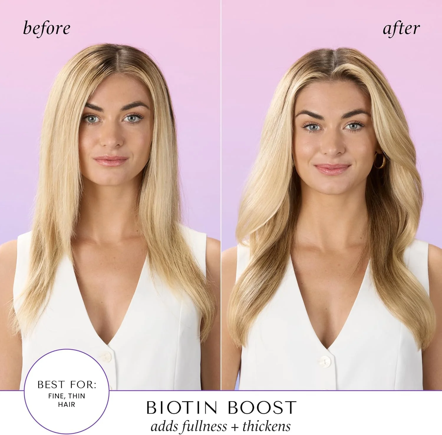 نرم کننده ضخیم کننده مو هاسک تقویت کننده بیوتین، 1 لیتر نرم کننده ضخیم کننده مو هاسک تقویت کننده بیوتین، 1 لیتر