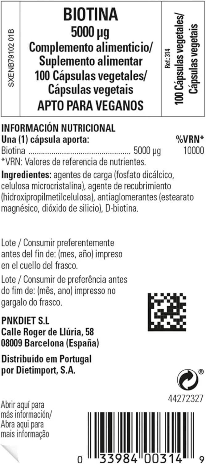 سولگار - بیوتین 5000 میکروگرم 100 عددی: 314 سولگار - بیوتین 5000 میکروگرم 100 عددی: 314