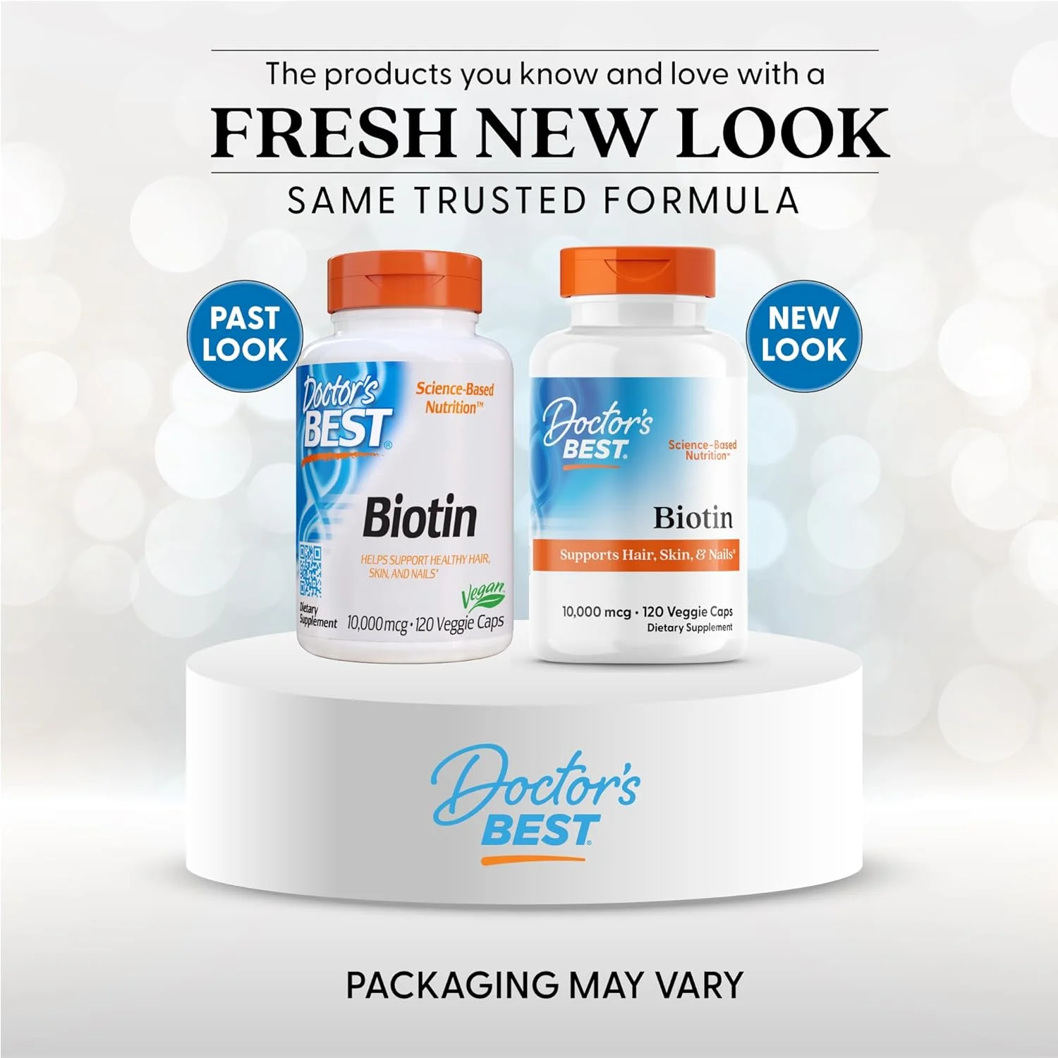 بهترین بیوتین دکتر برای حمایت از مو، پوست، ناخن، 120 عدد