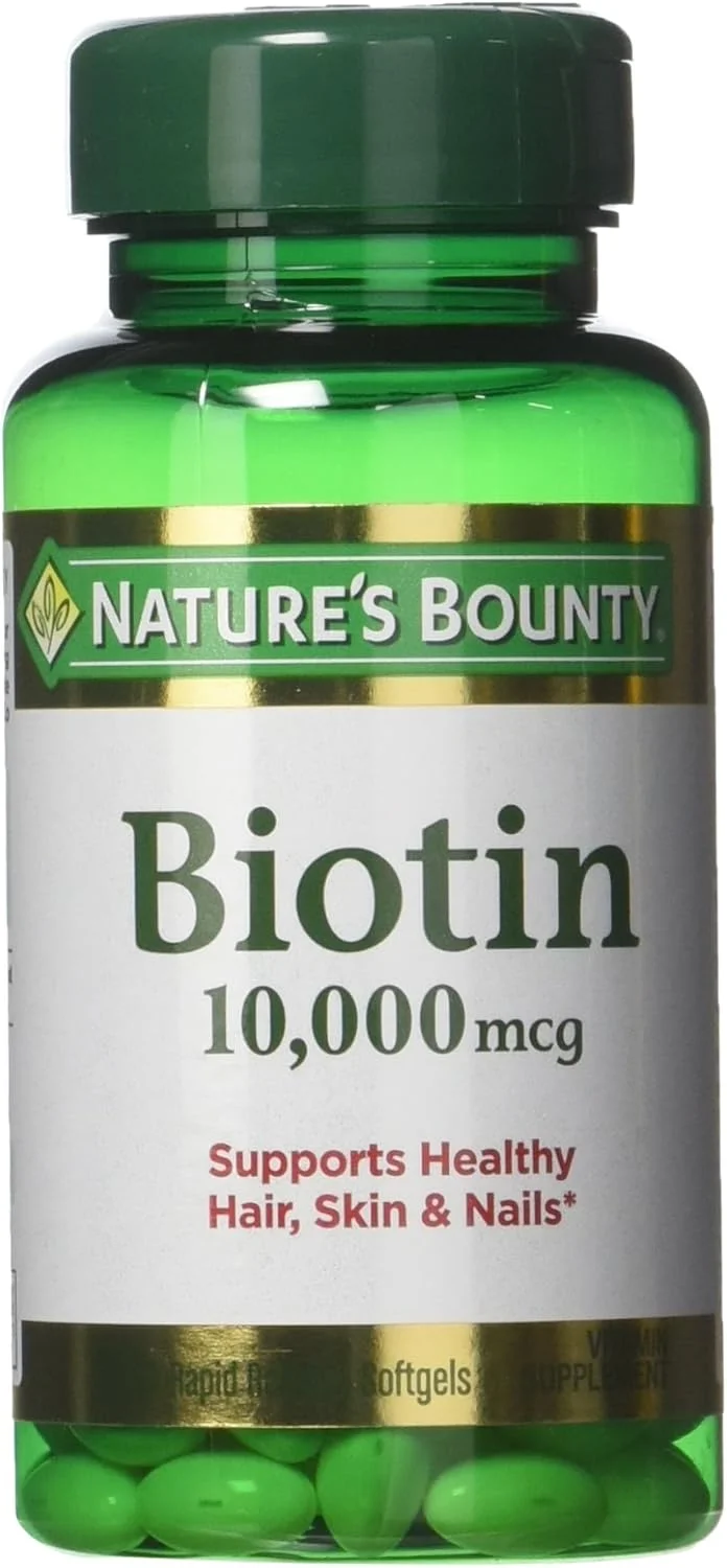 Nature's Bounty - بیوتین 10000 میکروگرم، سافت ژل با رهش سریع، 120 عدد