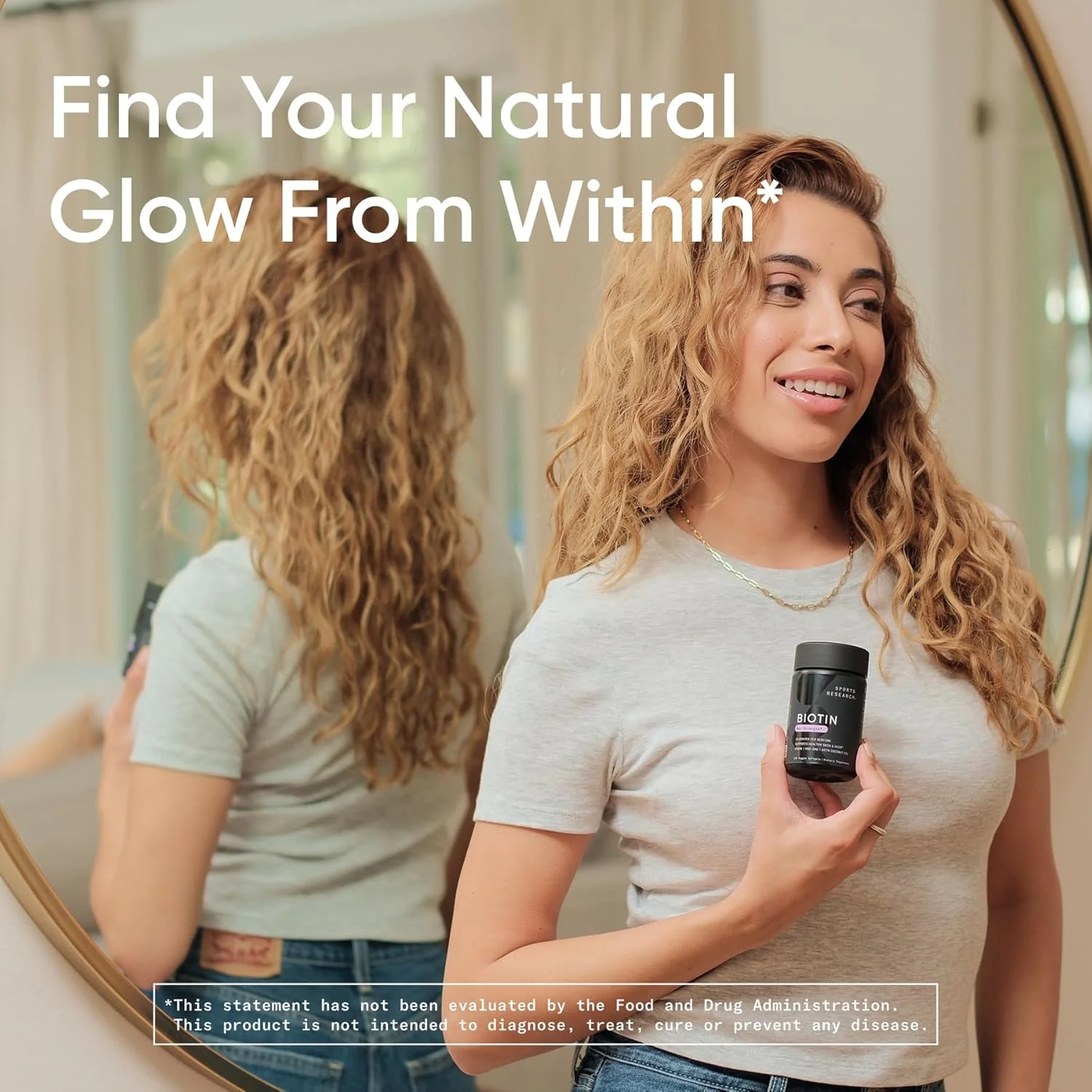 تحقیقات ورزشی، بیوتین، 10000 میکروگرم، 120 سافت ژل گیاهی