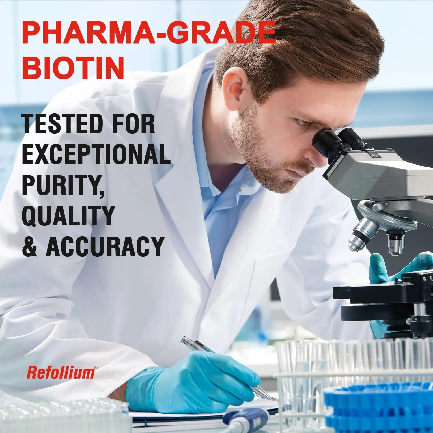 رفولیوم بیوتین با حداکثر قدرت برای رشد مو و کنترل ریزش مو (روزی یک قرص بعد از غذا) (تامین یک ماهه)